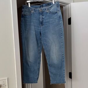 Jjill High Rise Straight Leg Crop Jeans